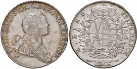 Friedrich August III. 1763 - 1806
Deutschland, Sachsen-Kurlinie ab 1547 (Albertiner). Taler, 1765. EDC Dresden
27,97g
Buck 125, Schnee 1063, Dav. 2682...