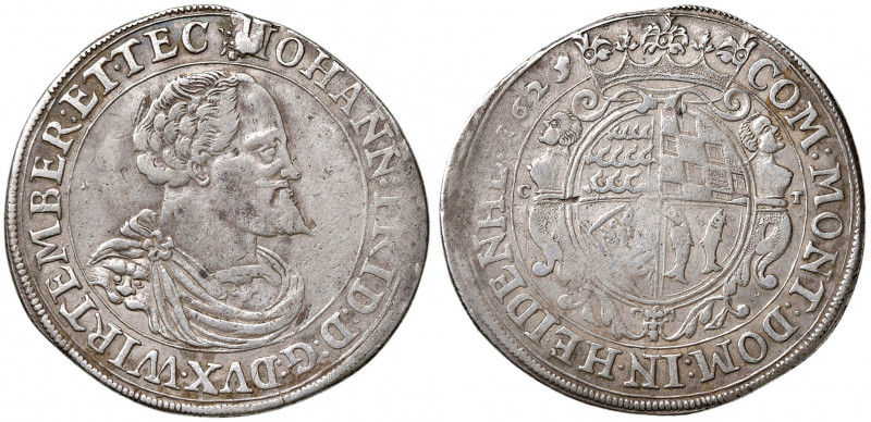 Johann Friedrich 1608 - 1628
Deutschland, Würtemberg. Taler, 1625. C.T Christoph...