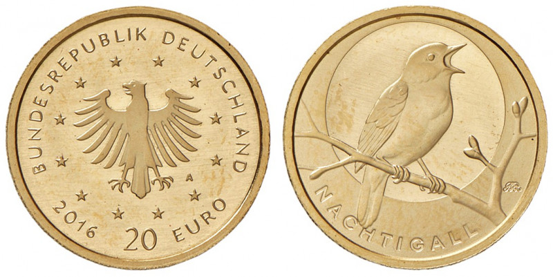 20 Euro, 2016
Deutschland, Bundesrepublik Deutschland 1949 - 1990 - heute. Heimi...