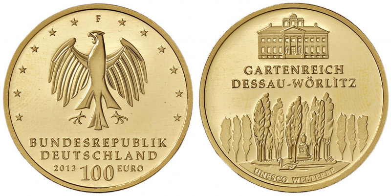 100 Euro, 2013
Deutschland, Bundesrepublik Deutschland 1949 - 1990 - heute. UNES...