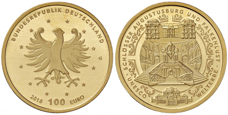 100 Euro, 2018
Deutschland, Bundesrepublik Deutschland 1949 - 1990 - heute. UNES...