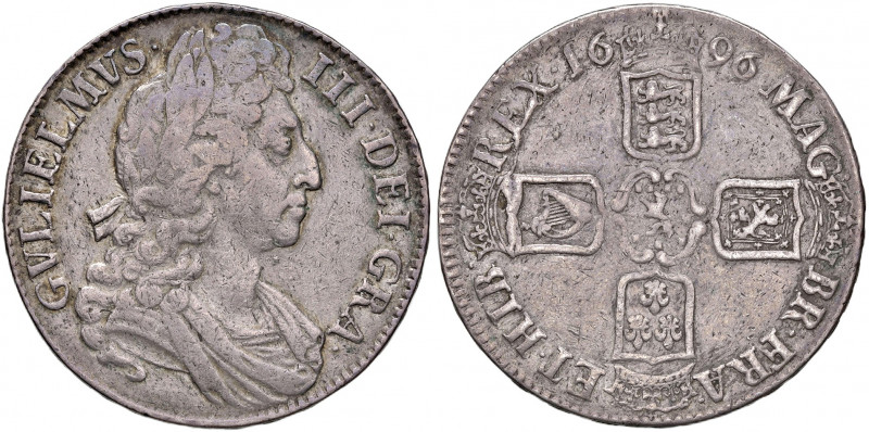 William III. 1694 - 1702
England. Crown, 1696. London
29,68g
KM 494.1
ss