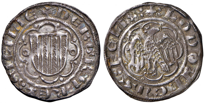 Ludwig 1342 - 1355
Italien, Sizilien und Neapel. Pierreale, o. Jahr. Messina
3,1...