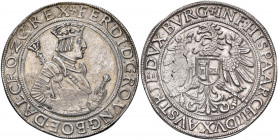 Ferdinand I. 1521 - 1564
Taler, o. Jahr. Hall
28,38g
MzA. Seite 3
ss/f.vz