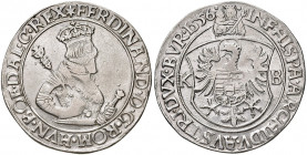 Ferdinand I. 1521 - 1564
Taler, 1556. KB Kremnitz
28,71g
MzA. Seite 39
ss
