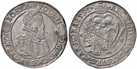 Rudolph II. 1576 - 1612
Taler, 1593. KB Kremnitz
28,15g
MzA. Seite 79
Av. und Rv. Kratzer
vz/stgl