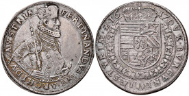 Ferdinand (II.) als Erzherzog 1592 - 1618
Taler, 1617. Graz
29,61g
MzA. Seite 104, Her. 54
ss