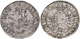 Ferdinand II. 1619 - 1637
Taler, 1624. Wien
28,25g
Her. 370
f.ss/ss