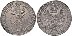 Ferdinand II. 1619 - 1637
Taler, 1624. Kuttenberg
29,16g
Her. 509
ss