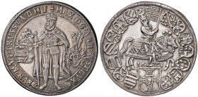 Erzherzog Maximilian I. 1590 - 1618 - als Ordenshochmeister
Taler, 1603. Hall
28,71g
M./T. 366, Davenport 5848
f.vz/vz