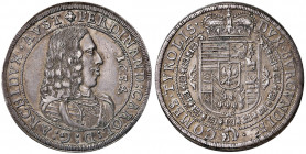 Erzherzog Ferdinand Karl 1632 - 1662
Taler, 1654. Hall
28,61g
MzA. Seite 152
ss