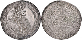 Leopold I. 1657 - 1705
Taler, 1688. KB Kremnitz
28,64g
Her. 729
min.Kratzer im Avers
vz