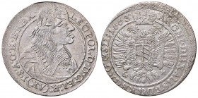 Leopold I. 1657 - 1705
15 Kreuzer, 1663. G-G Breslau
5,93g
Her. 1010, Höllh. BRE 63.2.1
vz