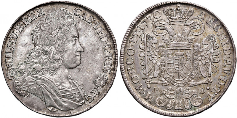 Karl VI. 1711 - 1740
Taler, 1730. KB Kremnitz
28,83g
Her. 445
vz