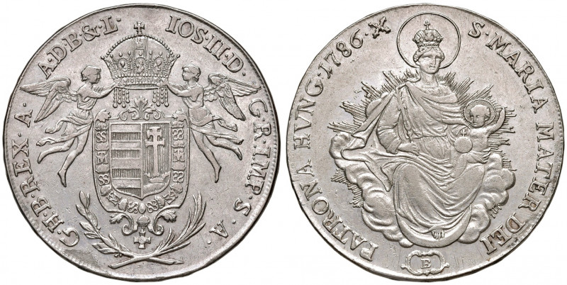 Joseph II. als Alleinregent 1780 - 1790
Madonnentaler, 1786. B Kremnitz
28,08g
H...