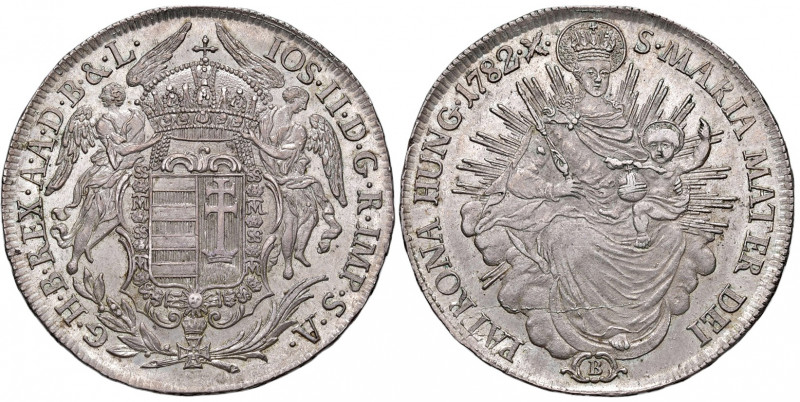 Joseph II. als Alleinregent 1780 - 1790
1/2 Madonnentaler, 1782. B Kremnitz
14,0...