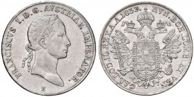 Franz I. 1806 - 1835
Taler, 1833. E Karlsburg
28,03g
Fr. 202
ss/vz