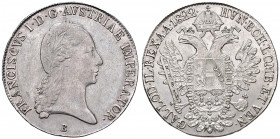 Franz I. 1806 - 1835
1/2 Taler, 1822. B Kremnitz
14,00g
Fr. 237
ss/f.vz