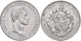 Franz I. 1806 - 1835
Taler, 1830. für Ungarn
A Wien
28,00g
Fr. 556
ss/f.vz