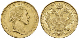 Franz Joseph I. 1848 - 1916
Dukat, 1853. A Wien
3,49g
Fr. 1166
ss/vz