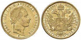 Franz Joseph I. 1848 - 1916
Dukat, 1862. E Karlsburg
3,48g
Fr. 1205
ss/f.vz