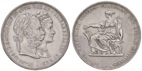 Franz Joseph I. 1848 - 1916
2 Gulden - Silberhochzeit, 1879. Wien
24,73g
Fr. 1903
vz/f.stgl
