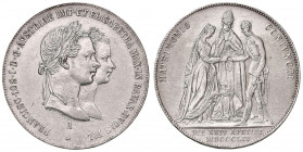 Franz Joseph I. 1848 - 1916
1 Gulden - Hochzeit, 1854. A Wien
13,03g
Fr. 1908
ss/f.vz