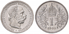 Franz Joseph I. 1848 - 1916
1 Krone, 1901. Wien
5,00g
Fr. 1974
f.stgl