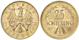 25 Schilling, 1926
1. Republik 1918 - 1933 - 1938. Wien. 5,88g
Her. 17
stgl