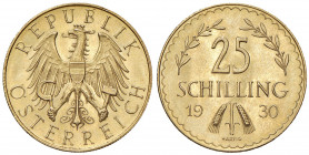 25 Schilling, 1930
1. Republik 1918 - 1933 - 1938. Wien. 5,90g
Her. 21
stgl