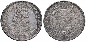 Karl III. Herzog von Lothringen 1695 - 1711
Olmütz, Bistum. Taler, 1706. Kremsier
28,45g
Dav. 1211, L.-M. 358
ss/vz