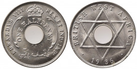 AFRICA OCCIDENTALE BRITANNICA - BRITISH WEST AFRICA. 1/2 penny 1936. FDC