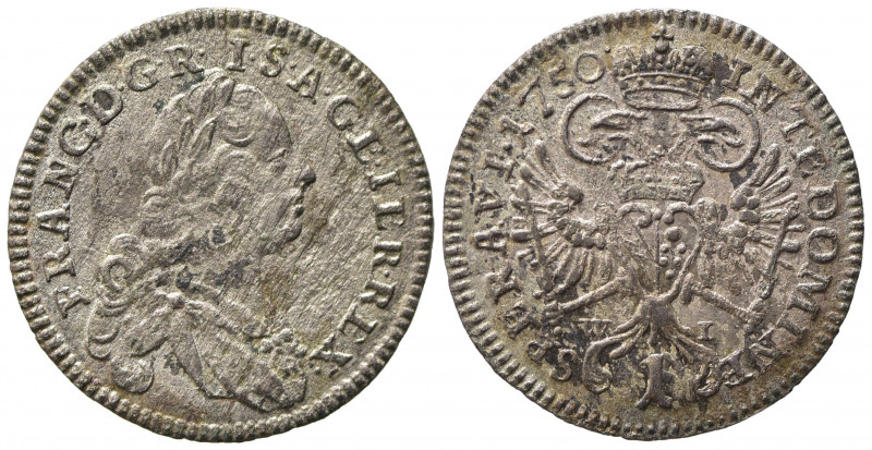 AUSTRIA. 1 Kreuzer 1750 WI. Mi (0,60 g). KM#2009.1. qFDC