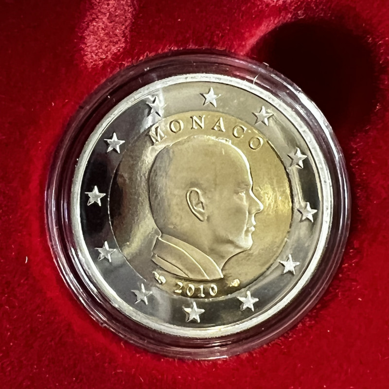 MONACO. Monetazione in Euro. 2 Euro 2010 Proof