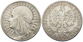 POLONIA. 10 Zlotych 1932 Ag. BB