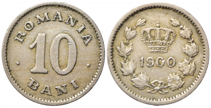 ROMANIA. 10 Bani 1900. BB