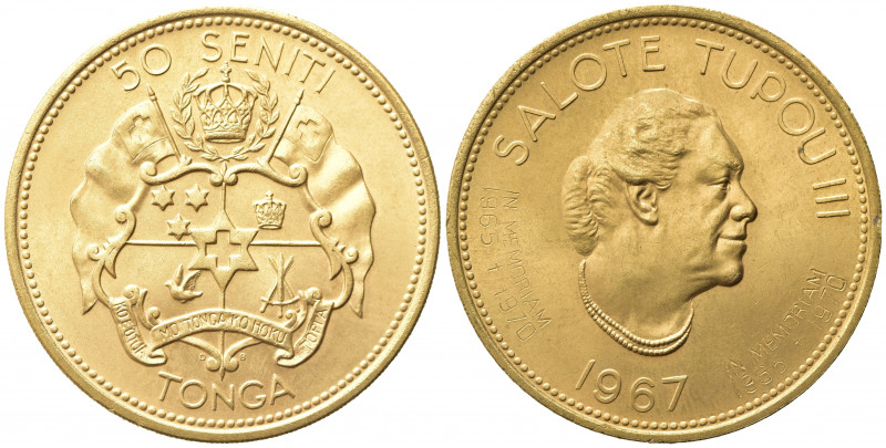 TONGA. 50 Seniti 1967. qFDC
