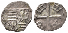 UNGHERIA. Sigismondo (1387-1437). Obolo Ag (0,34 g). qSPL