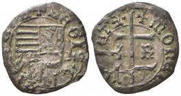 UNGHERIA. Wladislaw V (1453-1457). Denar Mi (0,56 g). BB