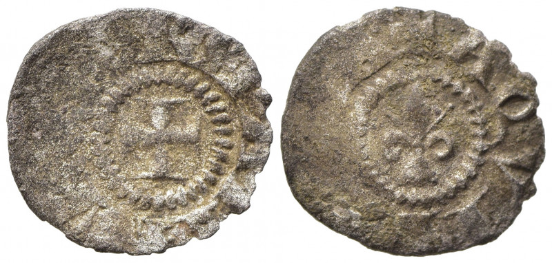 AQUILEIA. Gregorio di Montelongo (1251-1269). Piccolo scodellato Mi (0,30 g). Cr...