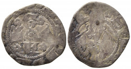 GUARDIAGRELE. Ladislao di Durazzo (1391-1414). Bolognino Ag (0,48 g). MIR 460-463. MB