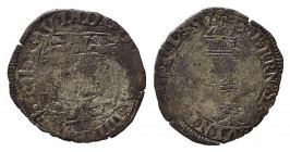 MANTOVA. Vincenzo I Gonzaga (1587-1612). Grosso con Reliquiario. Mi (1,24 g). Bignotti 46. MB
