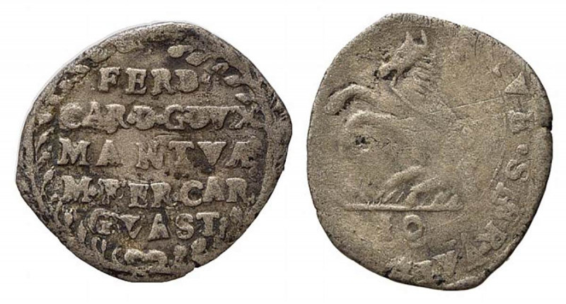 MANTOVA. Ferdinando Carlo Gonzaga-Nevers (1669-1707). Cavallotto da 10 soldi. Mi...