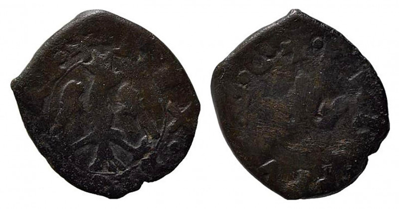 MESSINA. Filippo II (1556-1598). 2 Piccioli AE (1,71 g - 15 mm). D/PHILIPPVS D G...