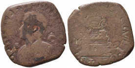 NAPOLI. Filippo IV (1621-1665). 9 cavalli 1629 Cu (7,65 g). Magliocca 90 rara. MB+