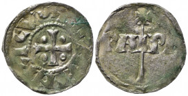 PAVIA. Enrico I di Baviera (1014-1024). Denaro Ag (1,27 g). MIR 834/1 - R2 var. PAIPA al R/. Esamplare di buona qualità, schiacciature di conio. qSPL