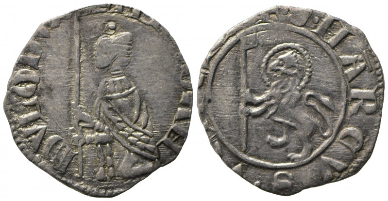 VENEZIA. Andrea o Francesco (?) Dandolo. Soldino Ag (0,78 g). qBB