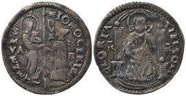 VENEZIA. Giovanni Mocenigo (1478-1485). Marcello o mezza lira. Ag (3,00 g). Montenegro 230/232. MB/qBB