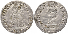 VENEZIA. Agostino Barbarigo (1486-1501). Mocenigo o Lira Ag (6,35 g). Montenegro 245. qBB
