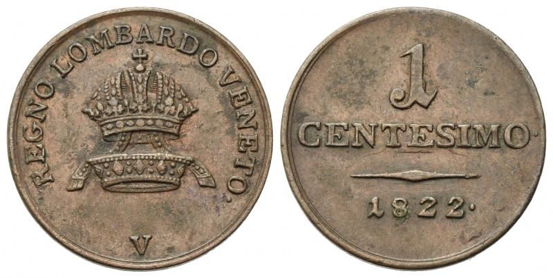 VENEZIA. Lombardo Veneto. Francesco I d'Asburgo Lorena (1815-1835). 1 centesimo ...